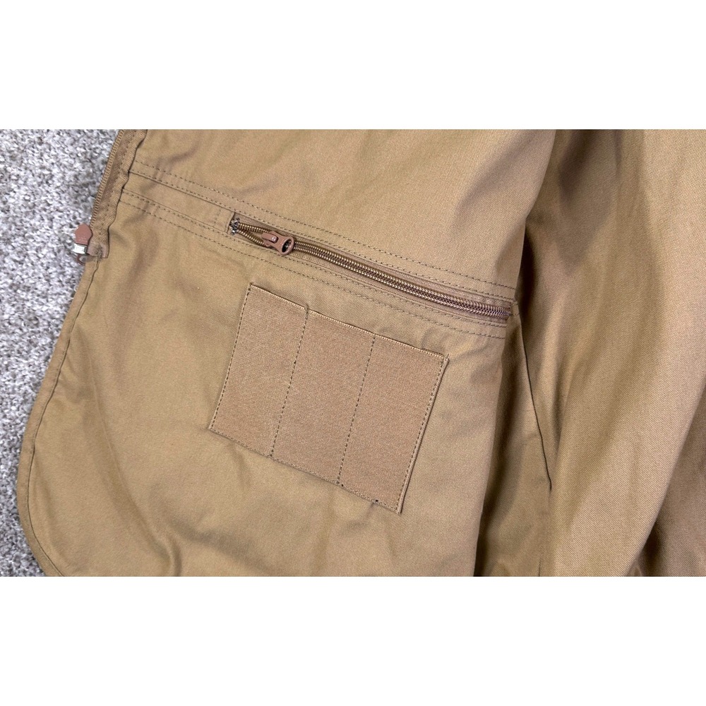 HQ Issue Tactical Vest Men L Tan Multi-Pocket Utility Hunting Fishing Gorpcore - Picture 7 of 14